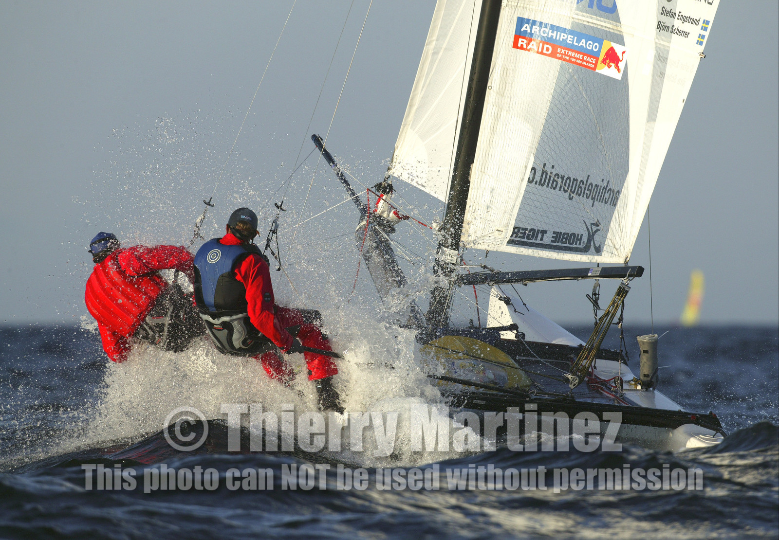 03_3135D © Th.Martinez,STOCKHOLM ARCHIPELAGO - SWEDEN9 07 03-Archipelago Raid (2003) Leg3 ..On the way to Finland : SUUNTO Stefan Engstrand & Björn Scherrer.