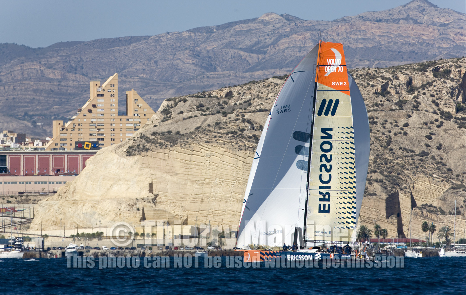 VOLVO OCEAN RACE - 2008 2009. IN-PORT RACE in Alicante-Spain.
