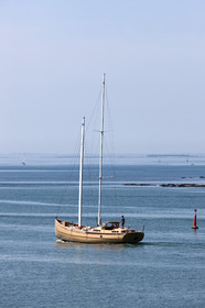 Launch of Thierry Dubois (FRA) new schooner LA LOUISE