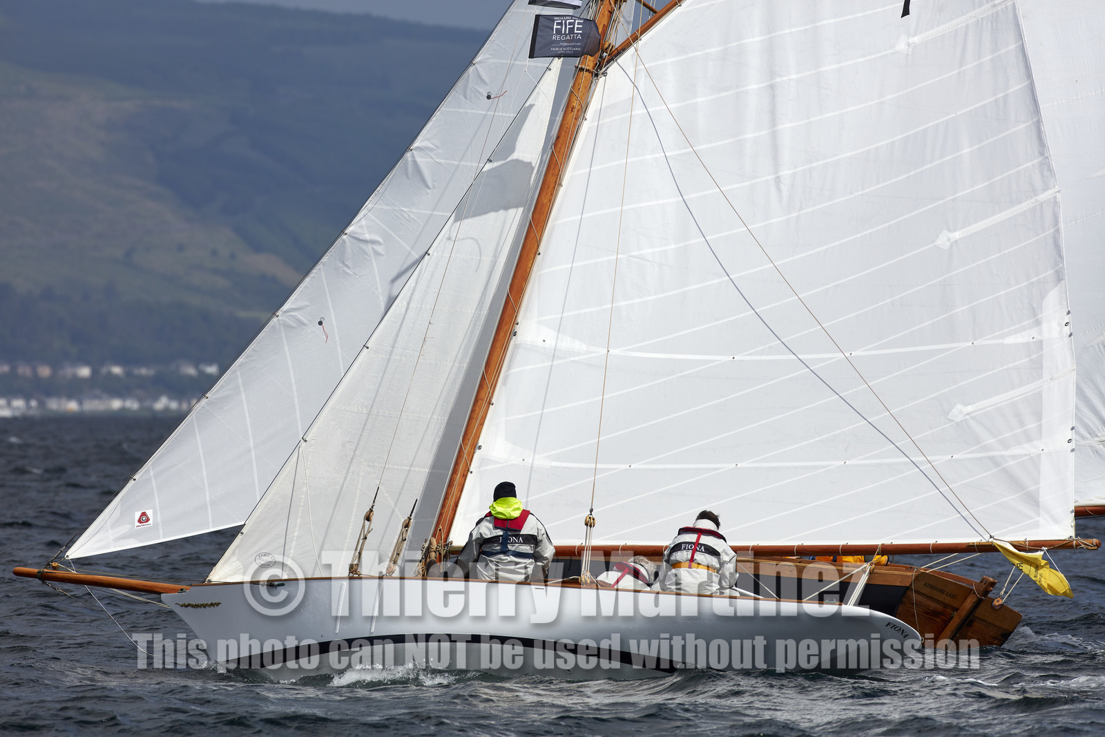 22_17006   © Thierry Martinez.FAIRLIE,SCOTLAND - UK 12th June 20222022 RICHARD MILLE FIFE REGATTA.Day 2 : LARGS to ROTHESAY