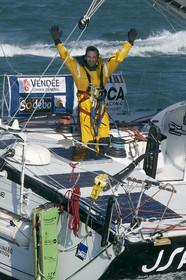 2012 13 VENDEE GLOBE ; Alessandro di Benedetto (FRA ITA) TEAM PLASTIQUE