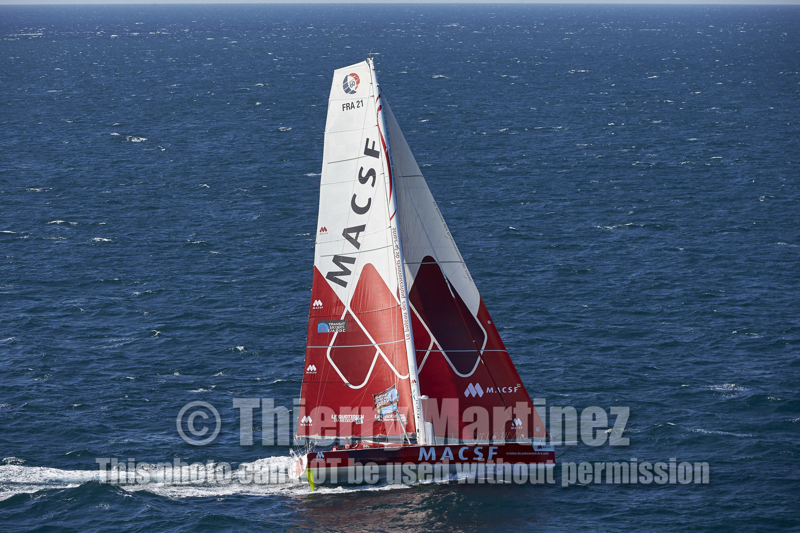 MACSF , Bertrand de Broc et Marc Guillemot avant la Transat Jacques Vabre 2015.