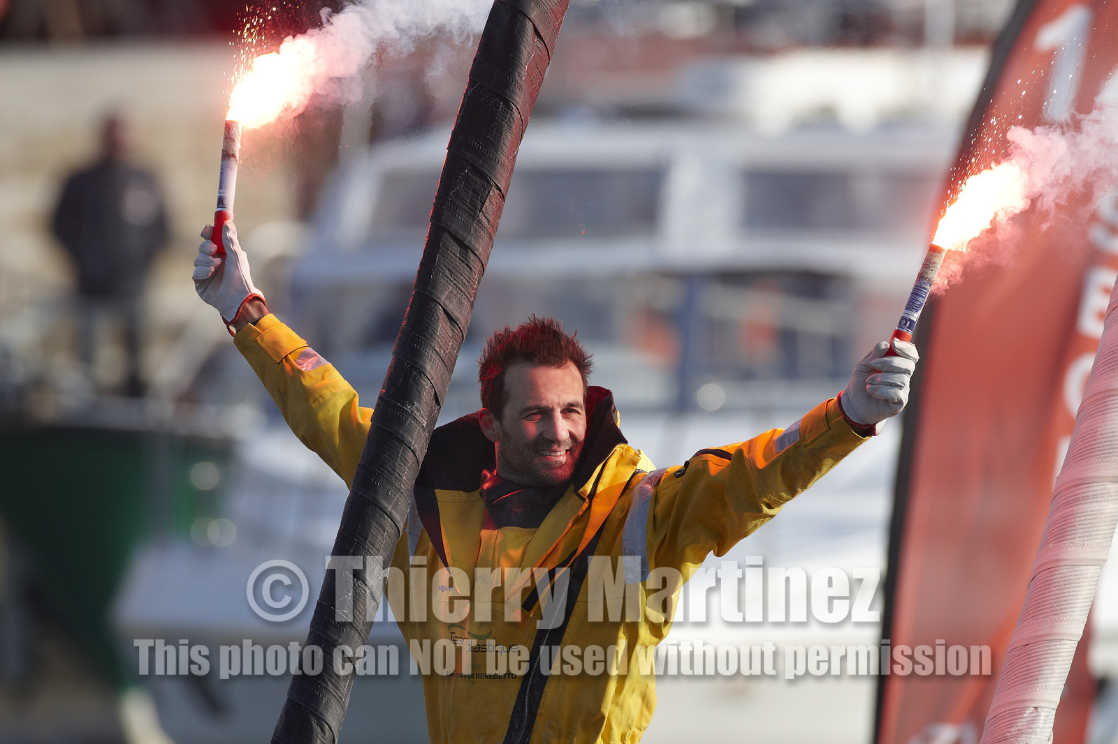 2012 13 VENDEE GLOBE ; Alessandro di Benedetto (FRA ITA) TEAM PLASTIQUE