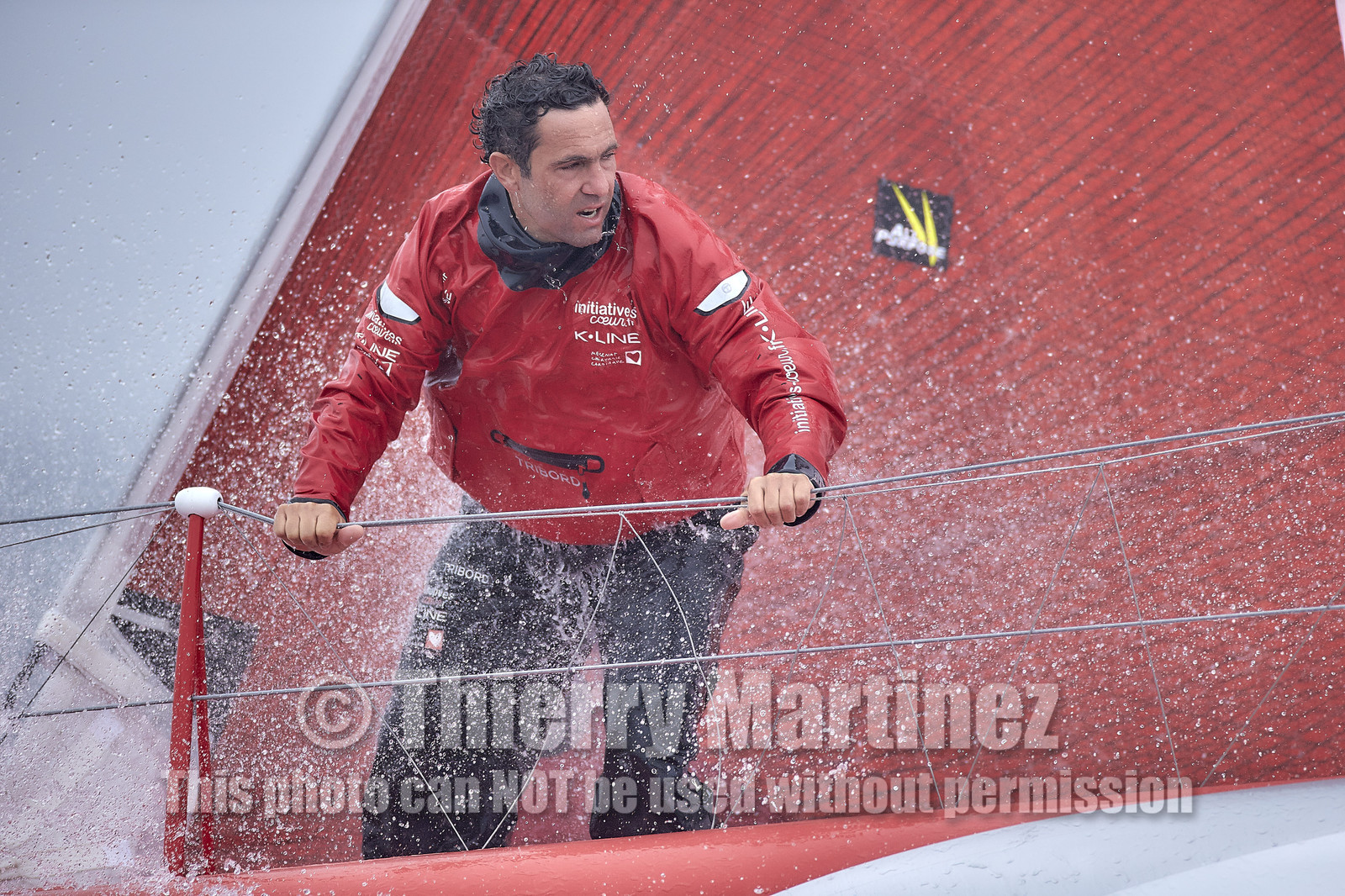 16_40262  ©Th.Martinez Sea&Co.  ILE DE GROIX - - FRANCE. 3 Août 2016. .Tanguy De Lamotte (FRA), a bord de l'IMOCA Initiatives-Coeur au large de l'Ile de Groix (FRA) en préparation du Vendée Globe 2016-17.