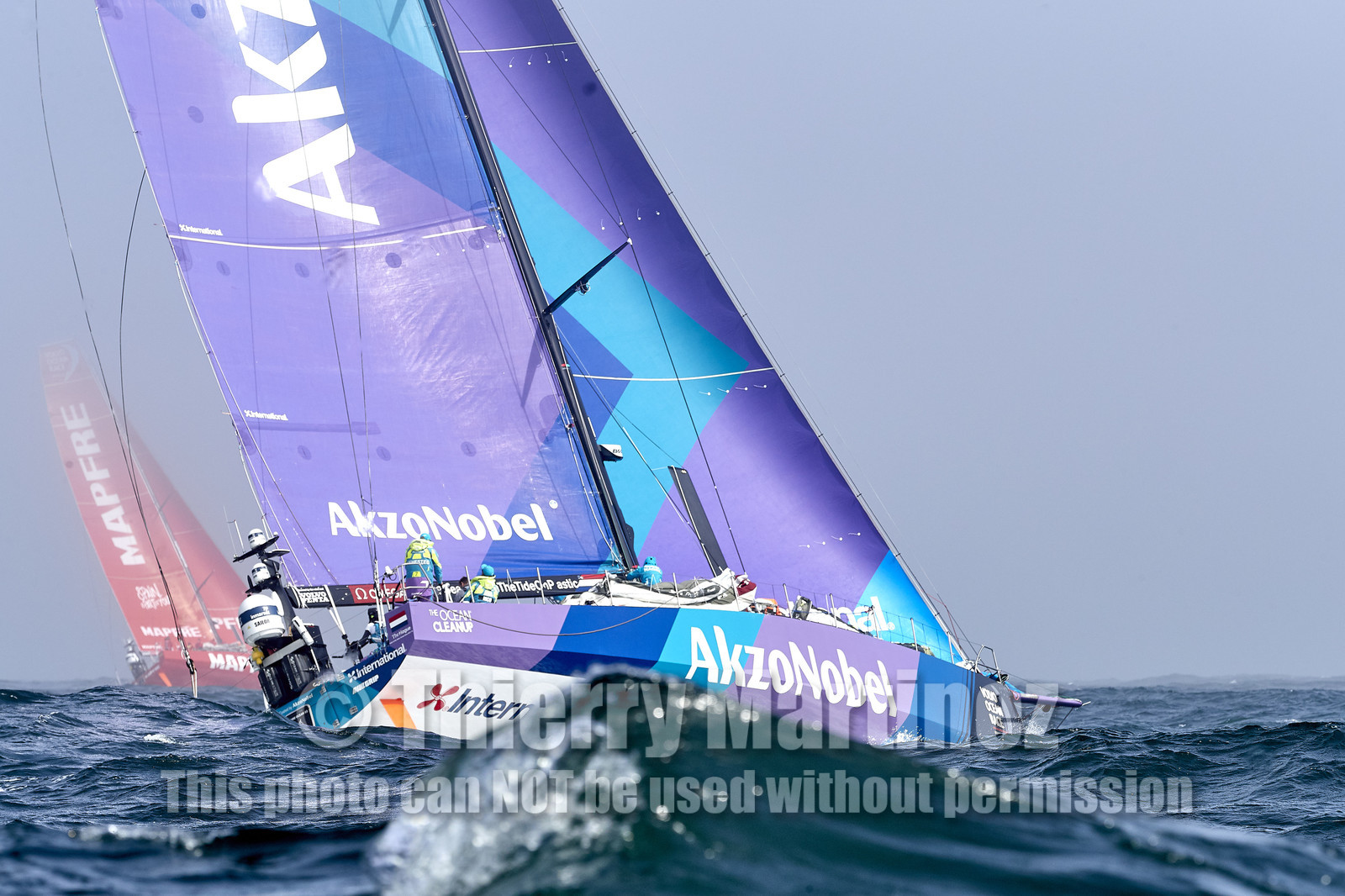 team AkzoNobel  in Volvo Ocean Race 2017-18.