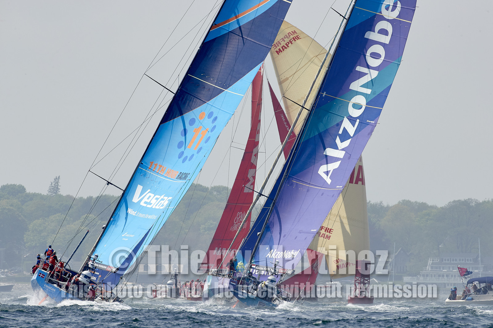 team AkzoNobel  in Volvo Ocean Race 2017-18.