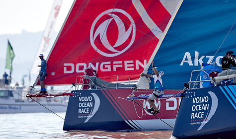 team AkzoNobel  in Volvo Ocean Race 2017-18.