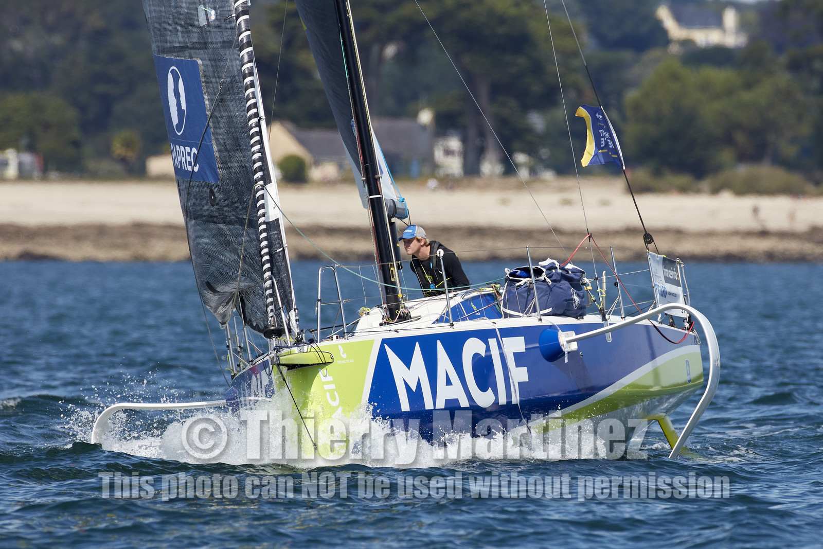 22_32905   © Thierry Martinez.PORT LA FORET, FRANCE. 28 Aout  2022.53éme édition de la Solitaire du Figaro.Départ de la 2éme étape , Port La Forêt   Royan (635NM).