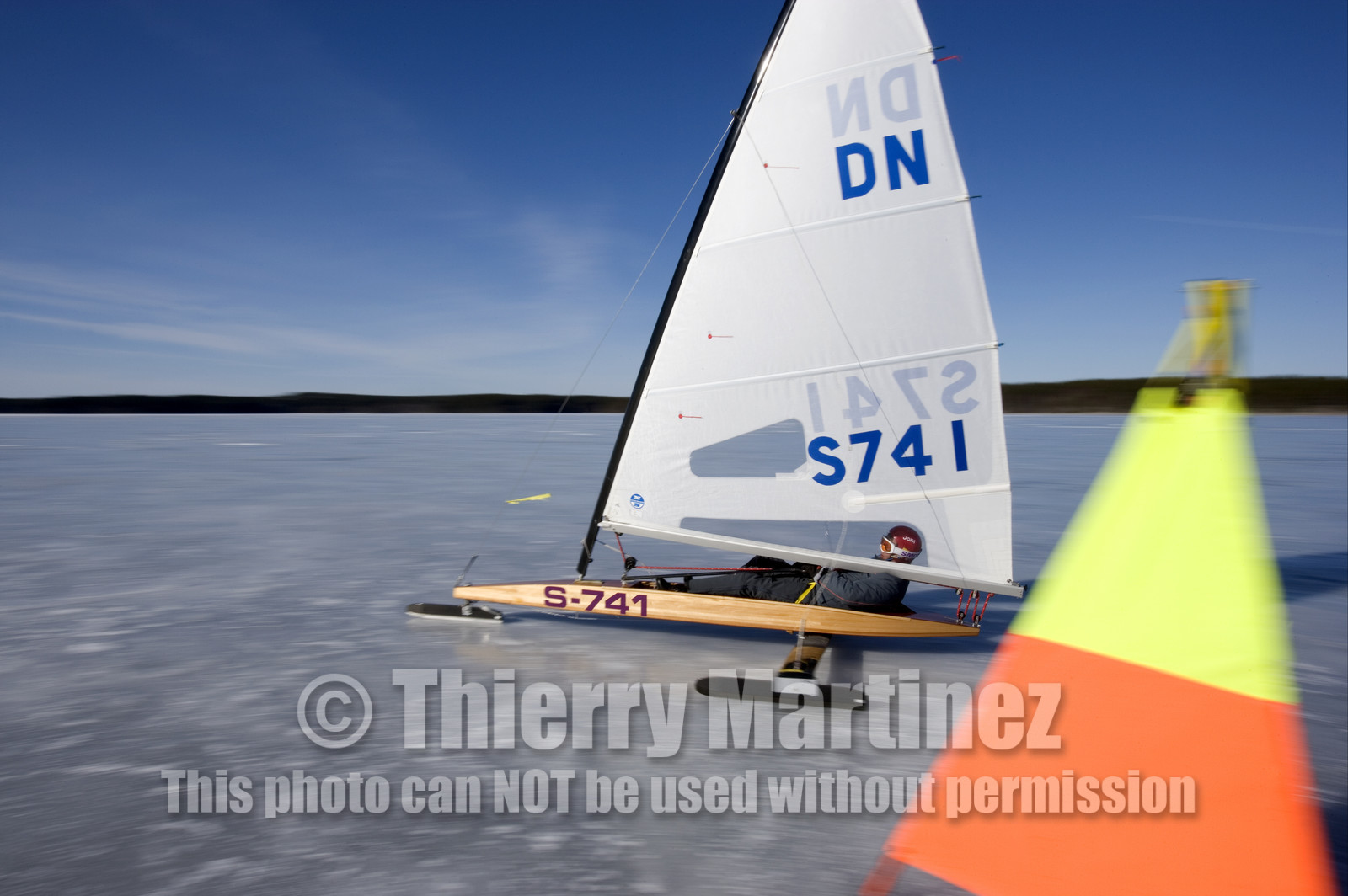 Ice Boats in Stockholm Archipelago - March 2005.