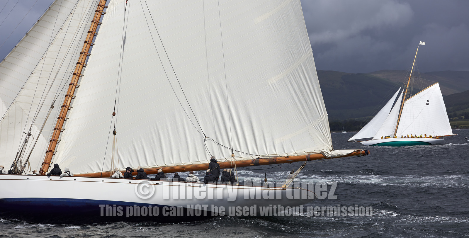 22_17006   © Thierry Martinez.FAIRLIE,SCOTLAND - UK 12th June 20222022 RICHARD MILLE FIFE REGATTA.Day 2 : LARGS to ROTHESAY