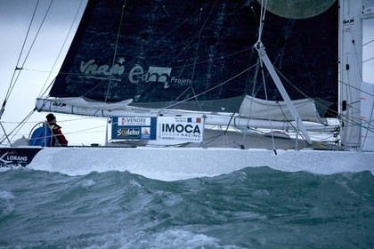 2012 13 VENDEE GLOBE.Bertrand de Broc (FRA) VNAM, aver EDM Projets