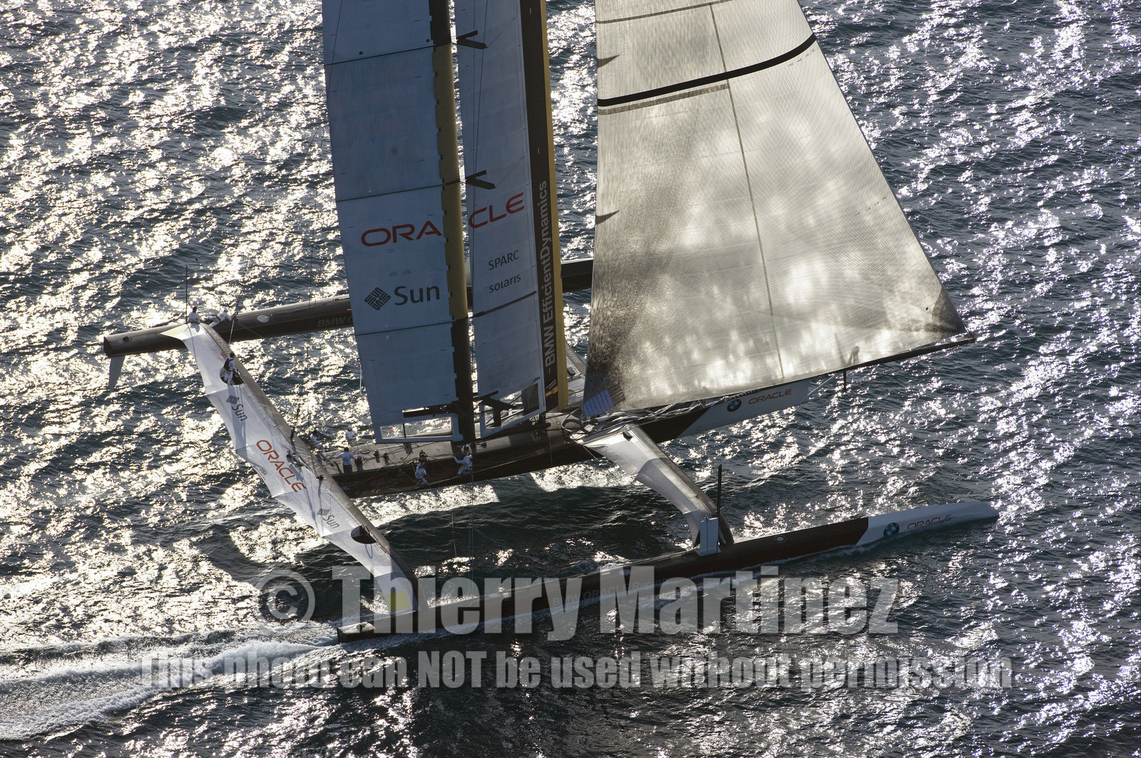 33rd  AMERICA'S CUP Valencia Spain, February 2010 - Defender:  ALINGHI (ALINGHI 5) vs Challenger : BMW Oracle Racing (USA 17)