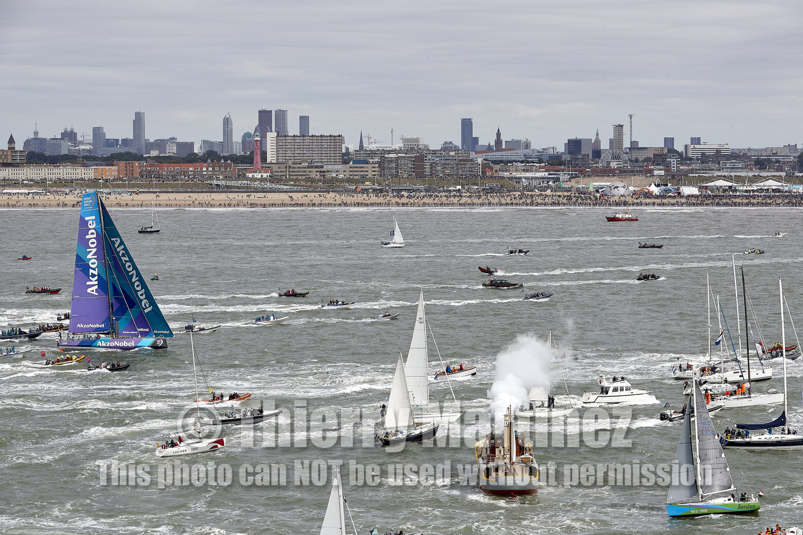 team AkzoNobel  in Volvo Ocean Race 2017-18.