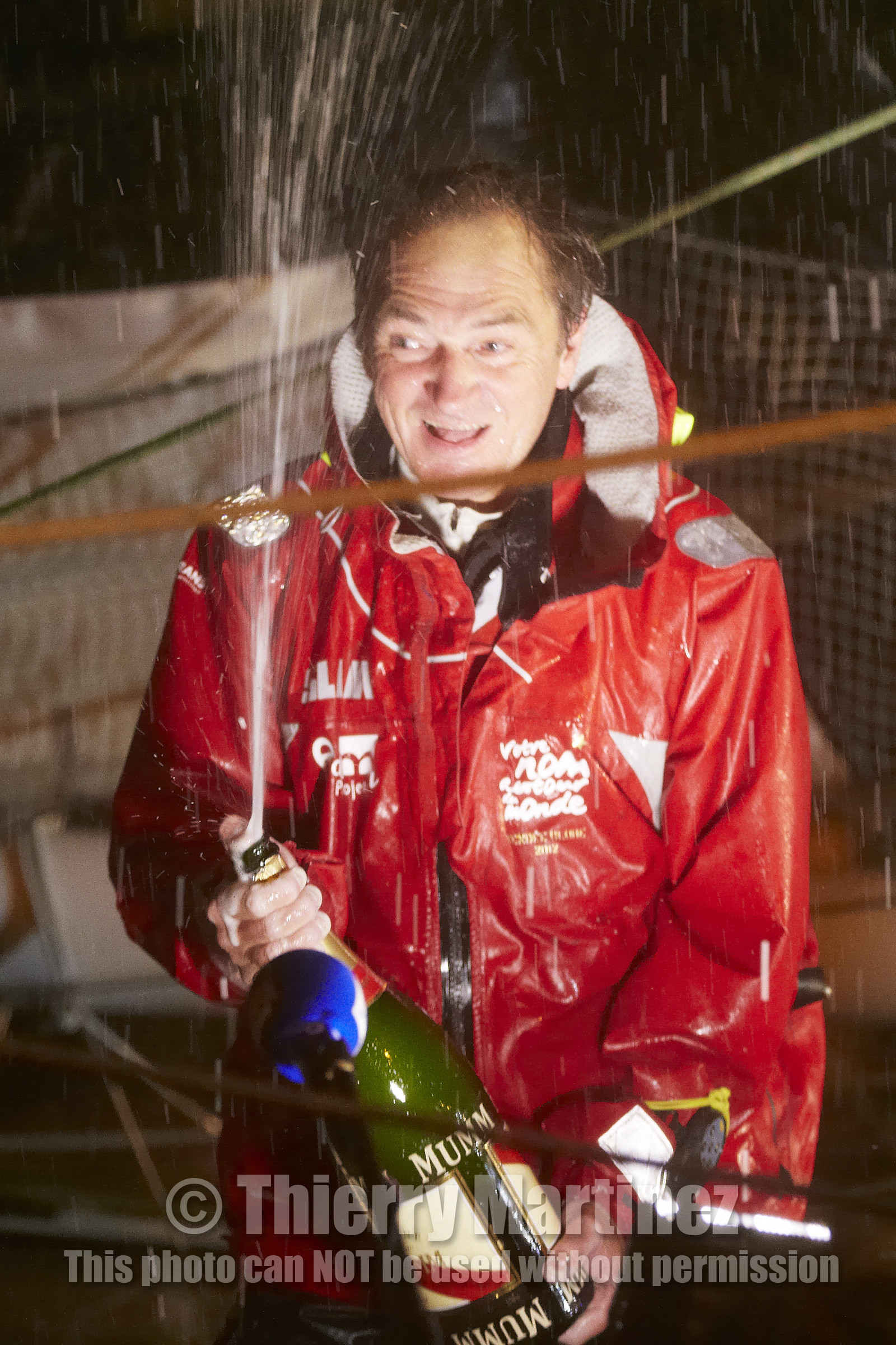 2012 13 VENDEE GLOBE.Bertrand de Broc (FRA) VNAM, aver EDM Projets