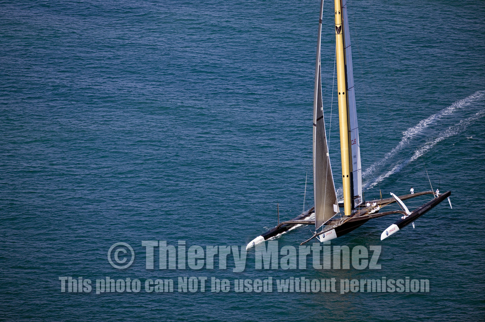 33rd  AMERICA'S CUP Valencia Spain, February 2010 - Defender:  ALINGHI (ALINGHI 5) vs Challenger : BMW Oracle Racing (USA 17)