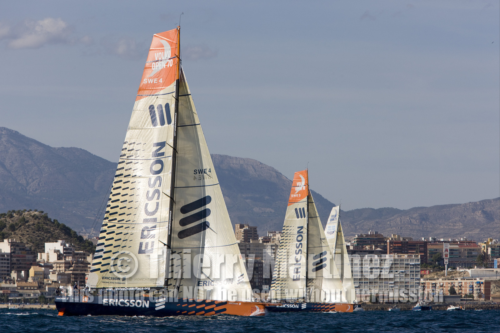 VOLVO OCEAN RACE - 2008 2009. IN-PORT RACE in Alicante-Spain.