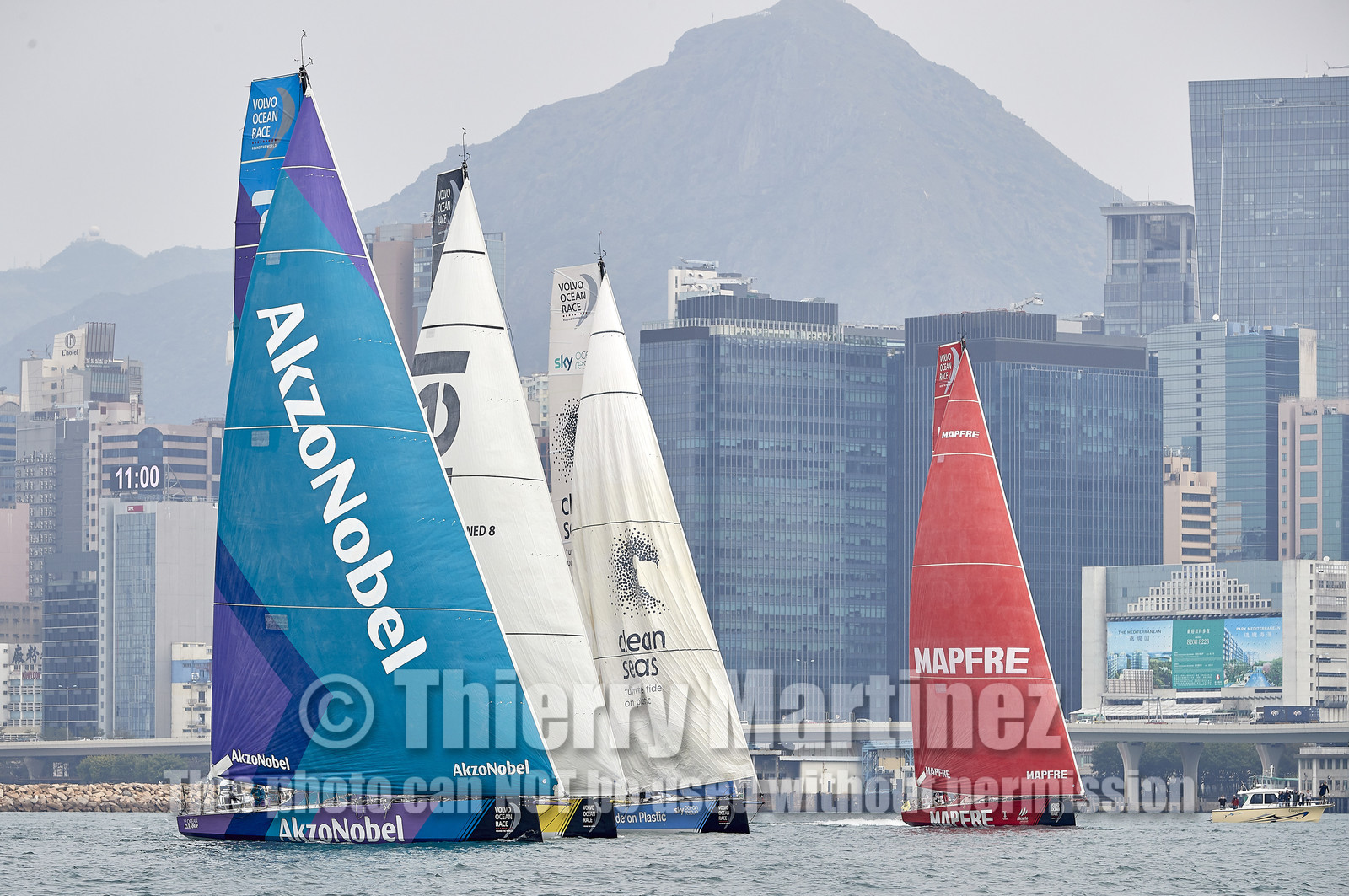 team AkzoNobel  in Volvo Ocean Race 2017-18.