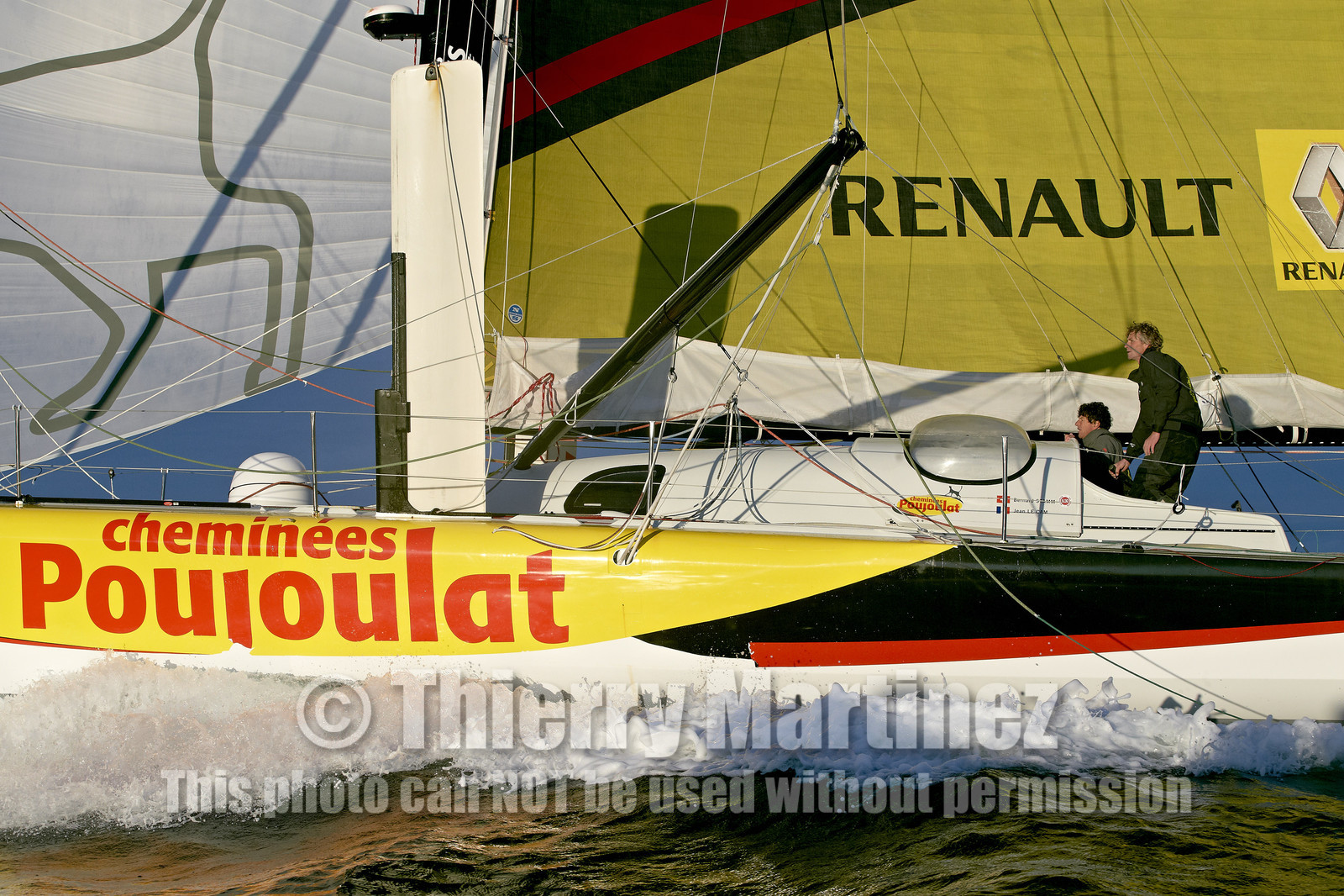 Bernard Stamm (SUI) & Jean Le Cam (FRA) winners of BWR 2014-15 on CHEMINEES POUJOULAT