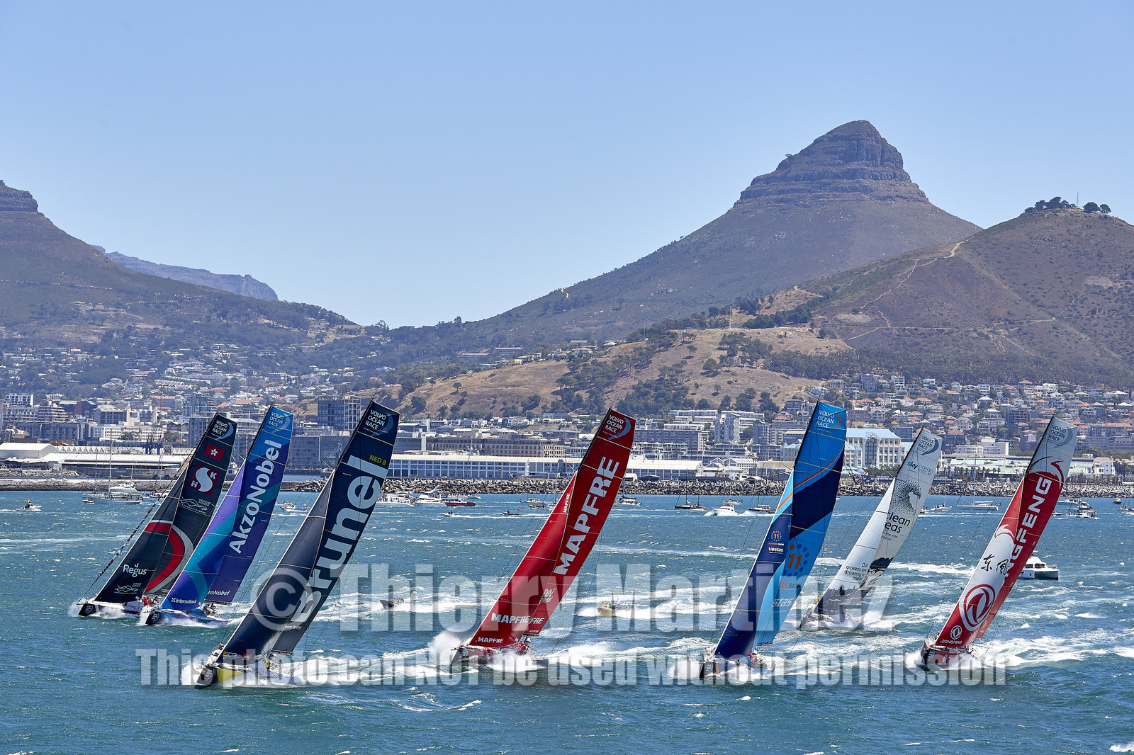 team AkzoNobel  in Volvo Ocean Race 2017-18.