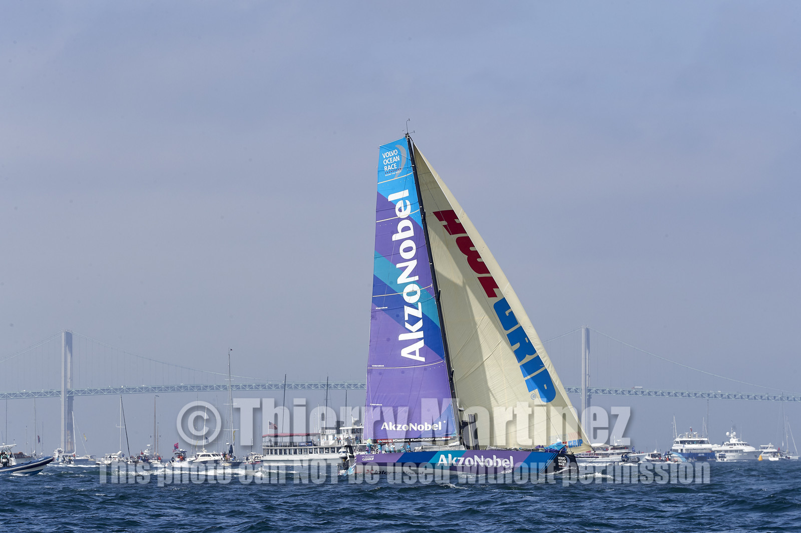 team AkzoNobel  in Volvo Ocean Race 2017-18.