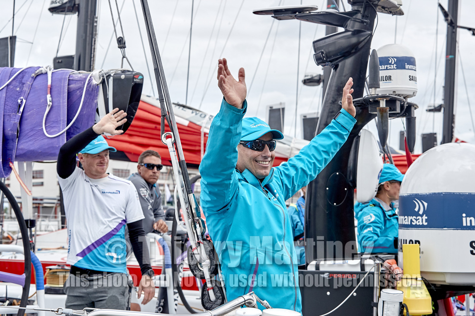 team AkzoNobel  in Volvo Ocean Race 2017-18.