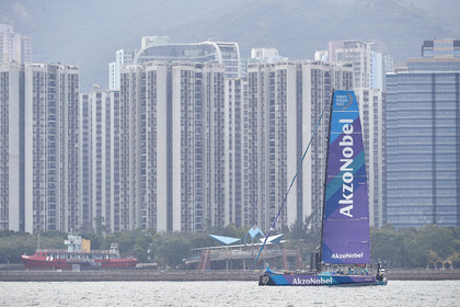team AkzoNobel  in Volvo Ocean Race 2017-18.