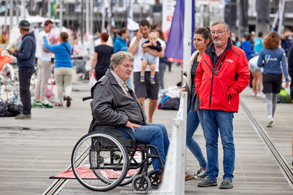 23_21613   © Thierry Martinez. LES SABLES D'OLONNE, 85 - FRANCE 25 septembre 2023.Départ MINI TRANSAT 2023. Départ du Dimanche 24 septembre retardé au Lundi 25 Sept .Les Sables d’Olonne (FRA)    Santa Cruz de la Palma ( Canaries)    St François ( Guadeloupe): 4050 NM.
