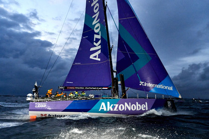 team AkzoNobel  in Volvo Ocean Race 2017-18.
