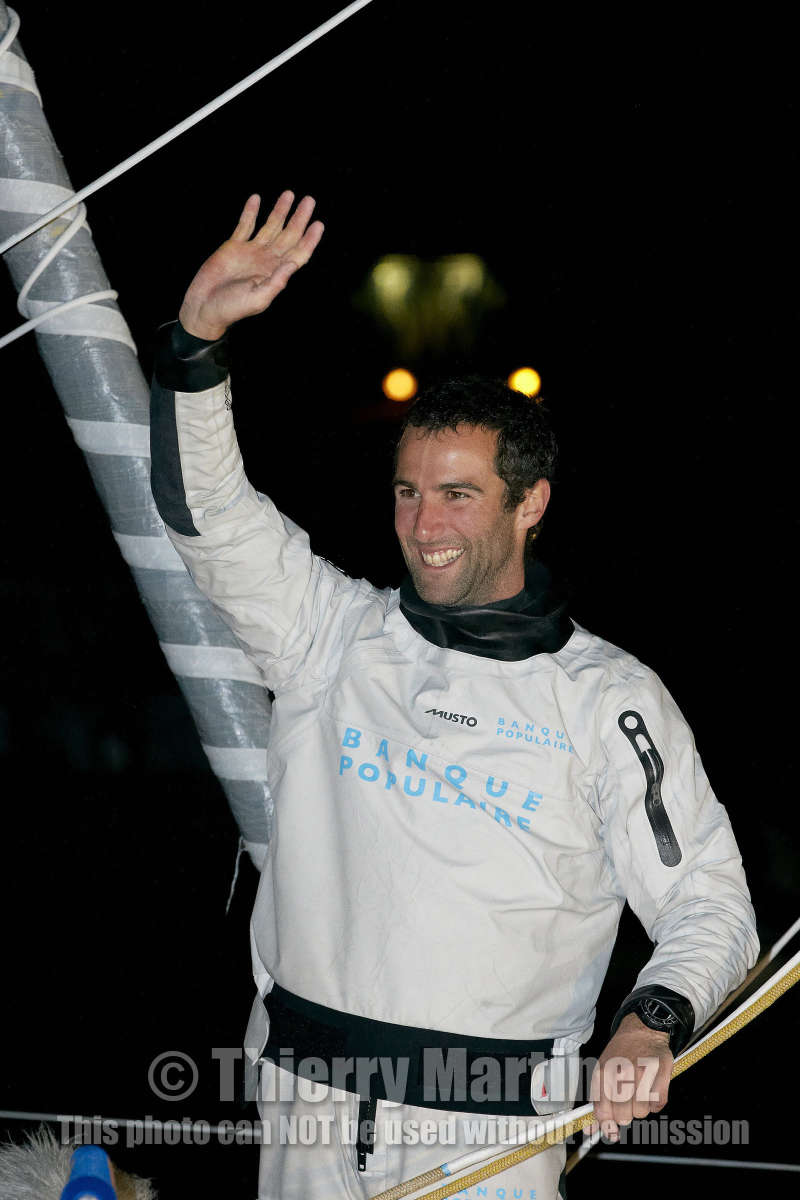 2012 13 VENDEE GLOBE. Armel Le Cleac'h (FRA) BANQUE POPULAIRE 2nd .