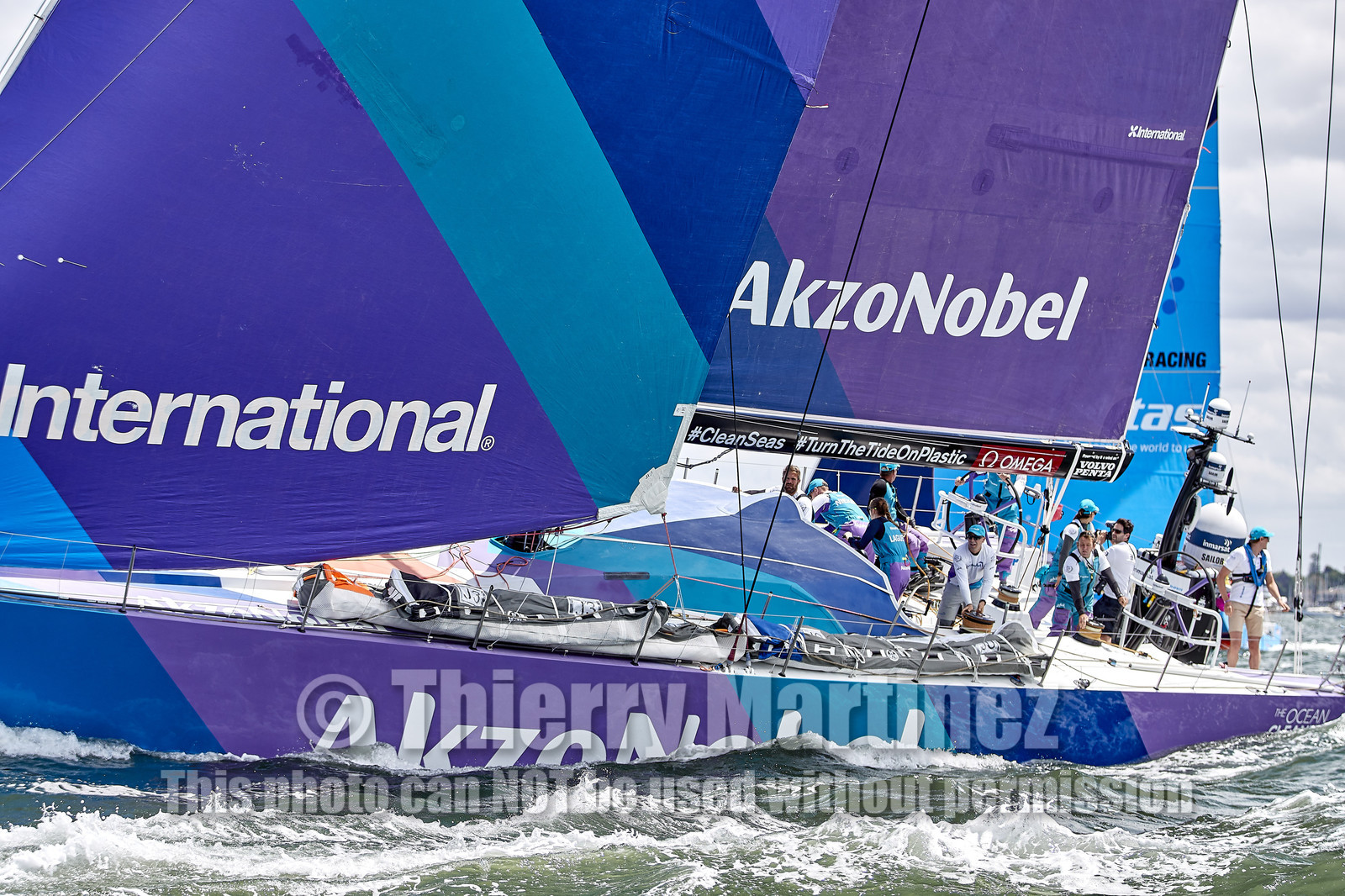 team AkzoNobel  in Volvo Ocean Race 2017-18.
