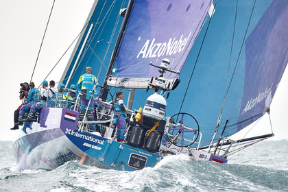 team AkzoNobel  in Volvo Ocean Race 2017-18.