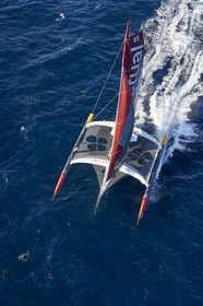 « ULTIM ACTUAL LEADER , Skipper Yves Le Blevec.