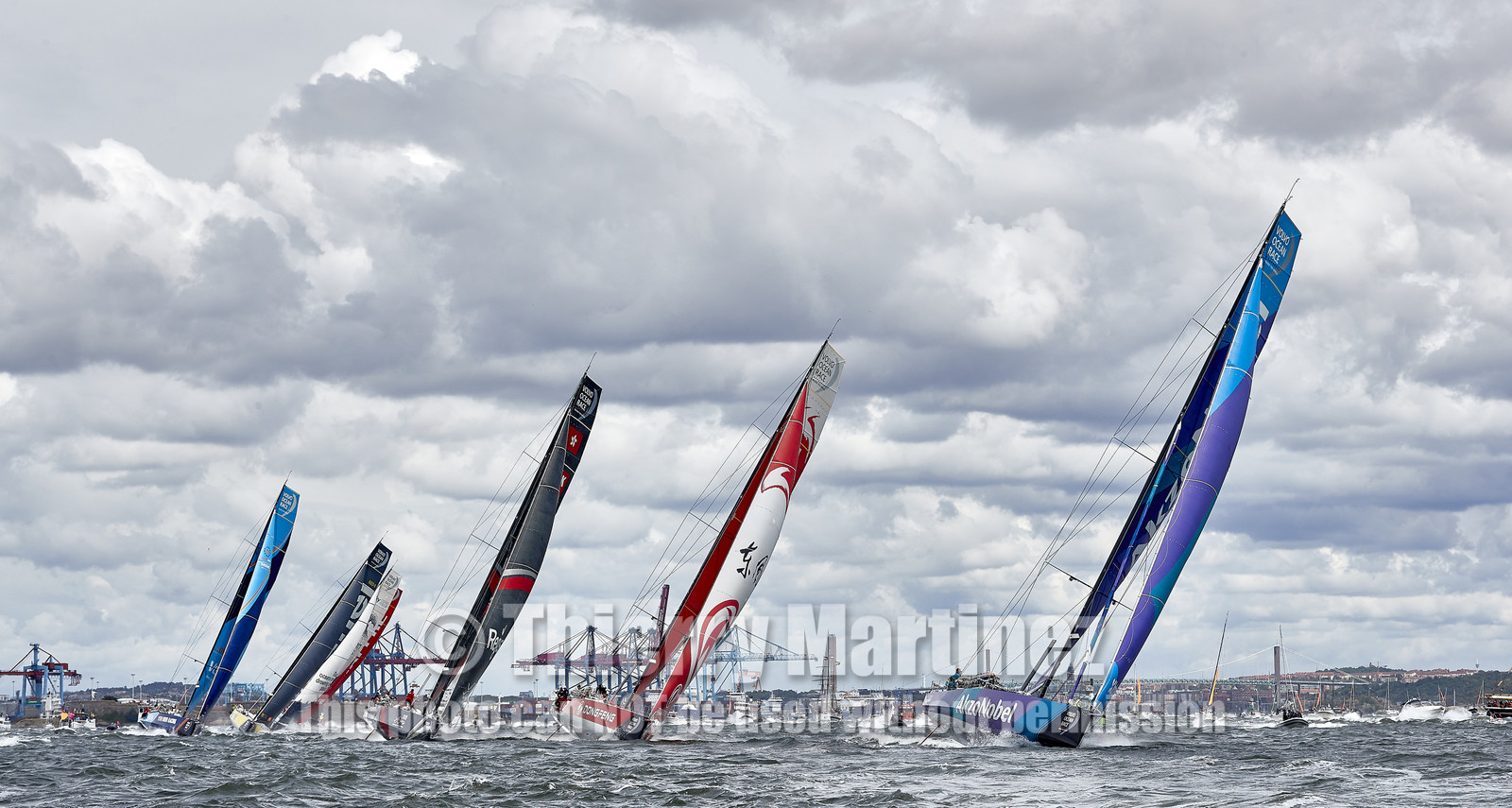 team AkzoNobel  in Volvo Ocean Race 2017-18.