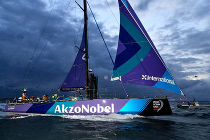 team AkzoNobel  in Volvo Ocean Race 2017-18.