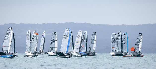 2015 McDougall + McConaghy Moth Worlds. Sorrento - VIC AUSTRALIA  . 6 16 January 2015. Organize by Sorrento Sailing Couta Boat Club.