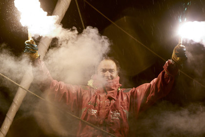 2012 13 VENDEE GLOBE.Bertrand de Broc (FRA) VNAM, aver EDM Projets