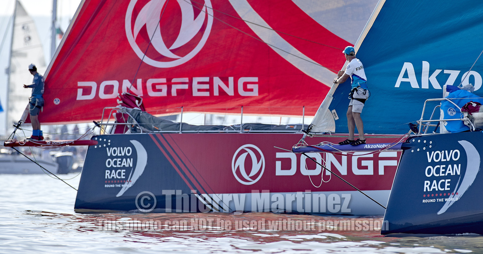 team AkzoNobel  in Volvo Ocean Race 2017-18.