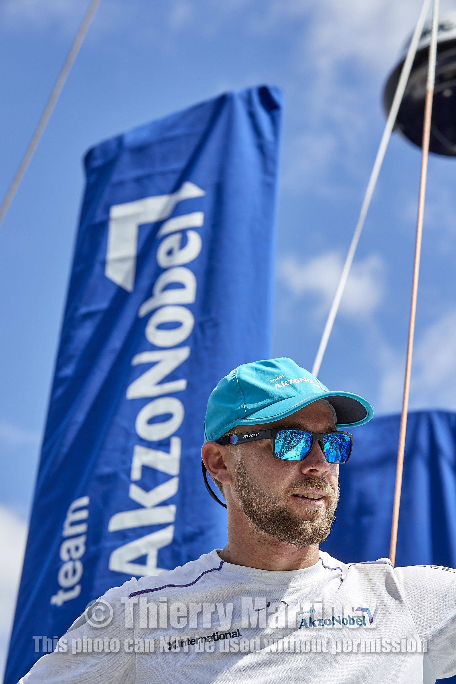 team AkzoNobel  in Volvo Ocean Race 2017-18.