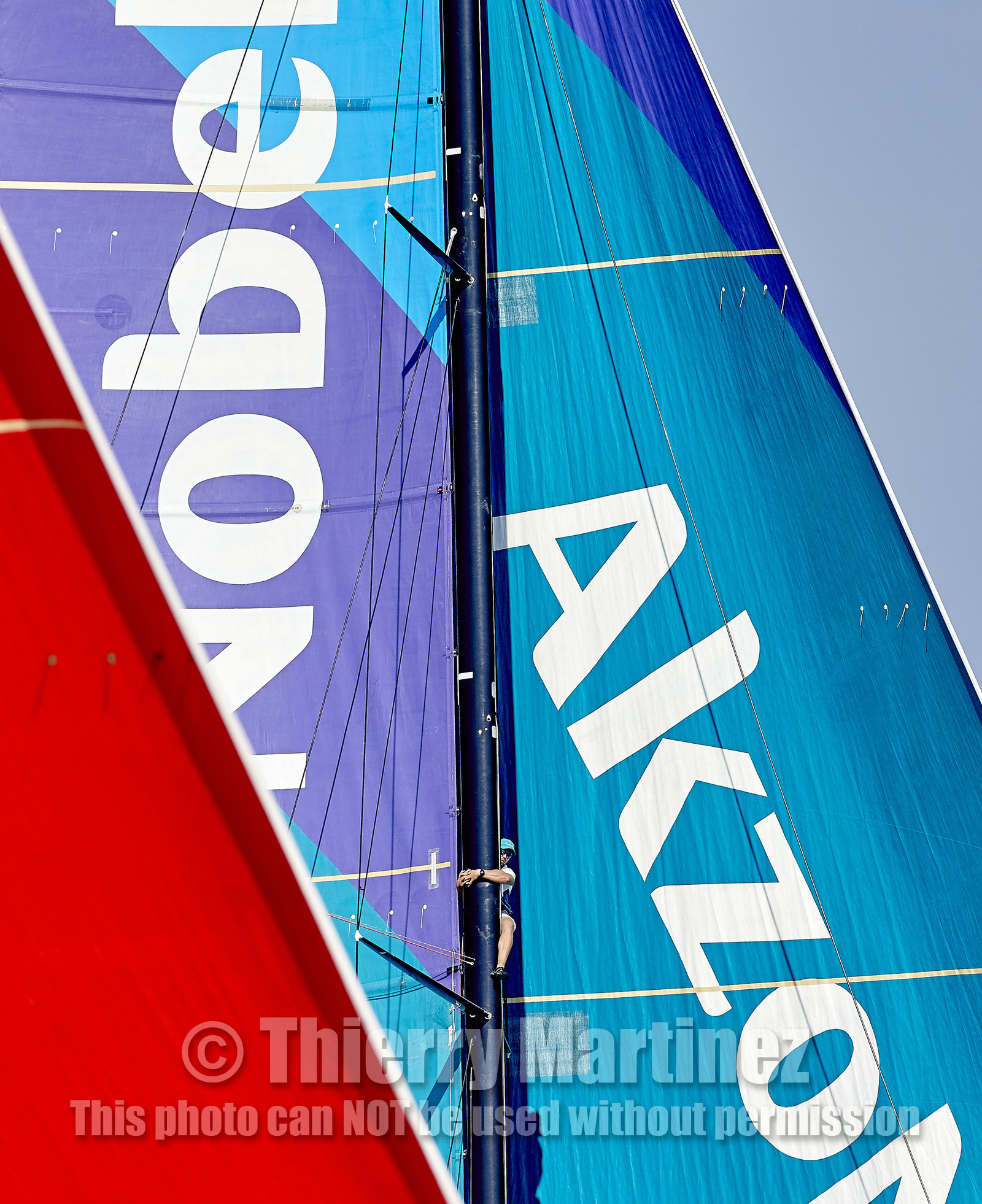 team AkzoNobel  in Volvo Ocean Race 2017-18.