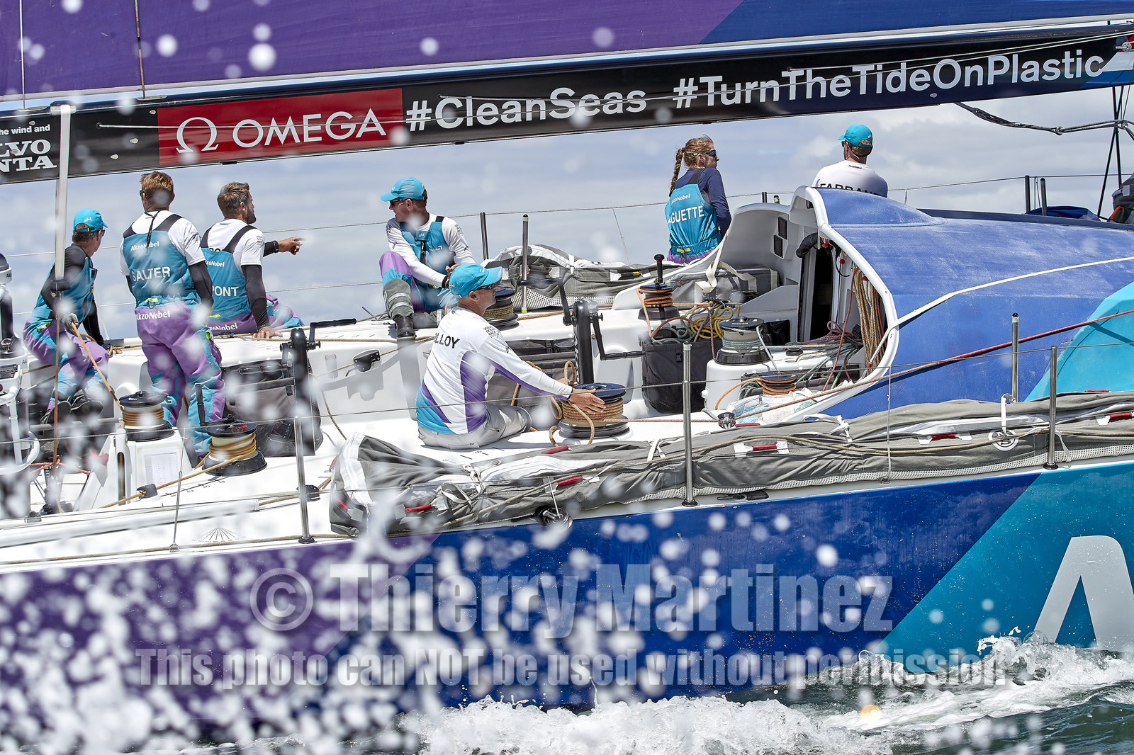 team AkzoNobel  in Volvo Ocean Race 2017-18.