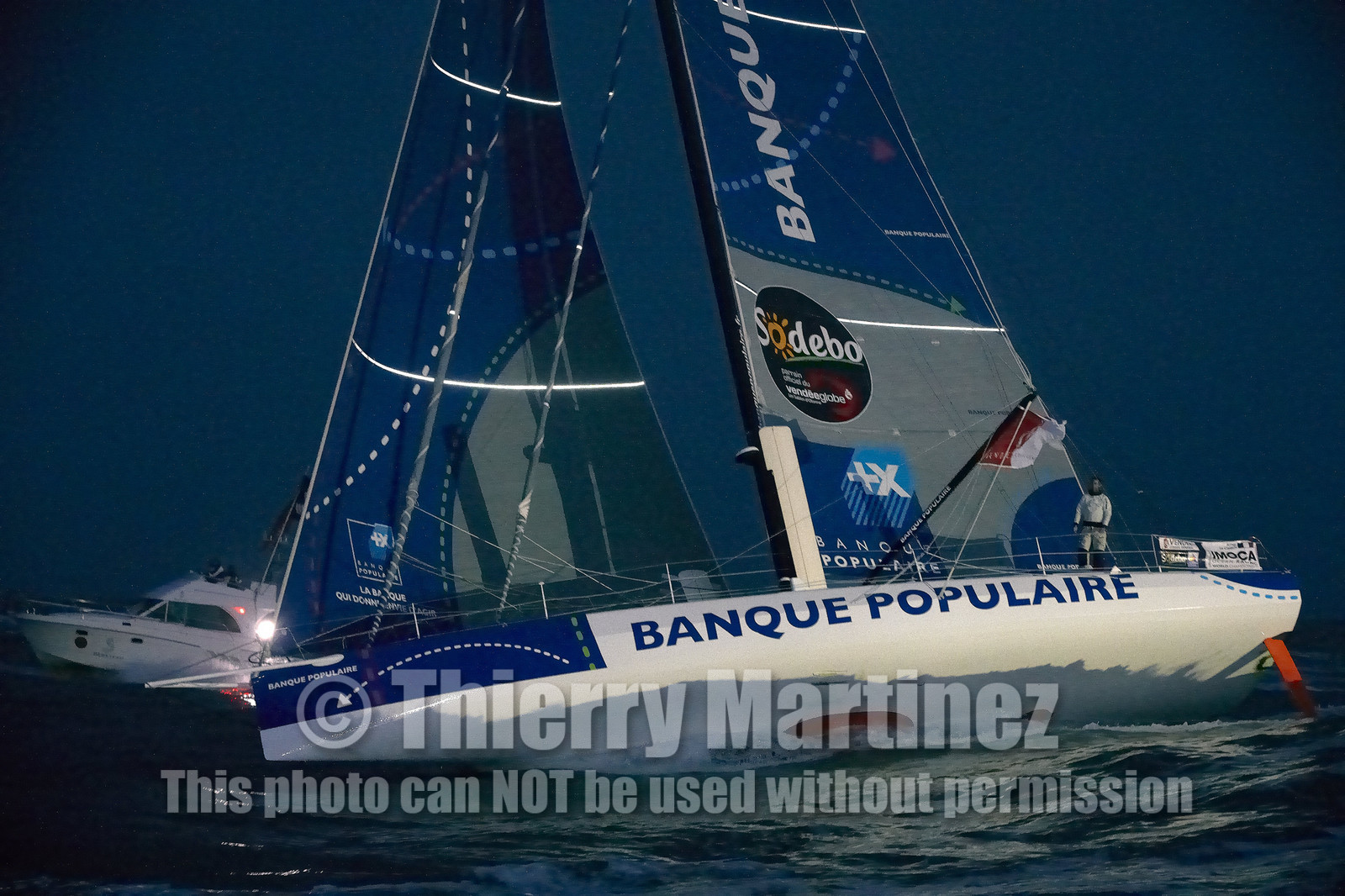 2012 13 VENDEE GLOBE. Armel Le Cleac'h (FRA) BANQUE POPULAIRE 2nd .
