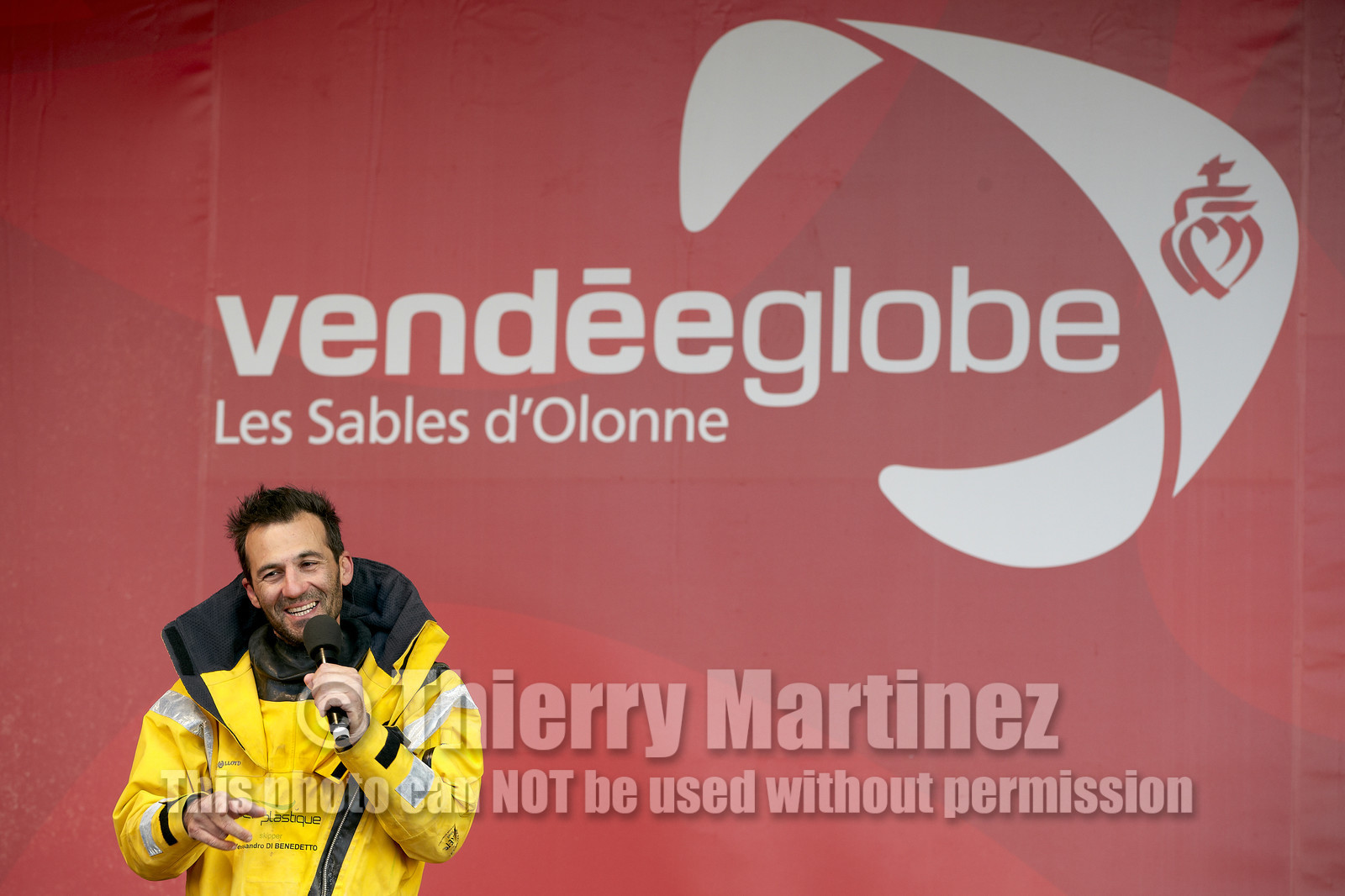 2012 13 VENDEE GLOBE ; Alessandro di Benedetto (FRA ITA) TEAM PLASTIQUE