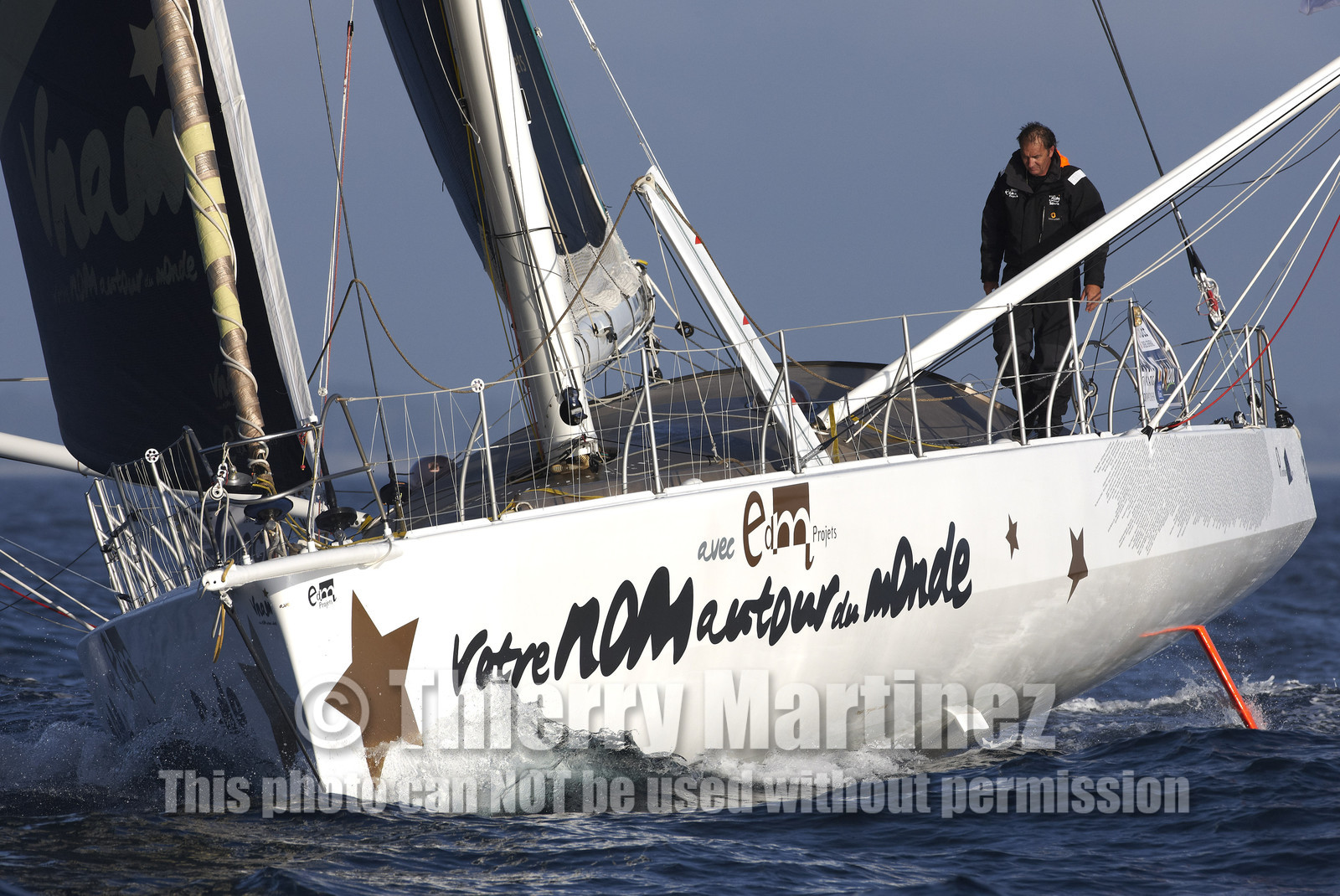 VOTRE NOM AUTOUR DU MONDE , skipper Bertrand de Broc (FRA)