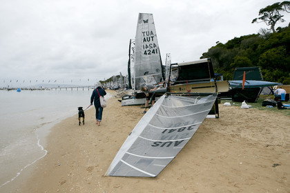 2015 McDougall + McConaghy Moth Worlds. Sorrento - VIC AUSTRALIA  . 6 16 January 2015. Organize by Sorrento Sailing Couta Boat Club.