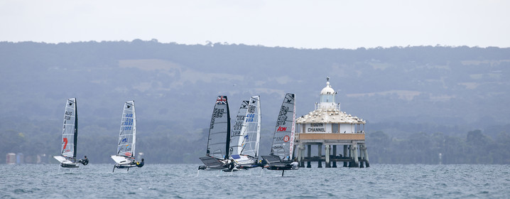 2015 McDougall + McConaghy Moth Worlds. Sorrento - VIC AUSTRALIA  . 6 16 January 2015. Organize by Sorrento Sailing Couta Boat Club.