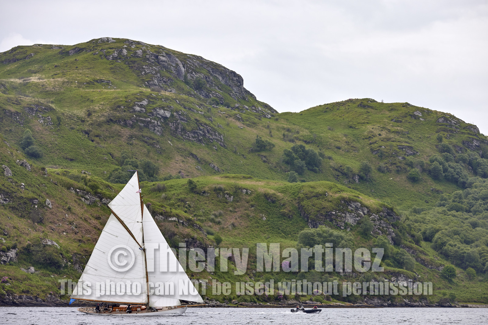 22_21919  © Thierry Martinez.FAIRLIE,SCOTLAND - UK 14th June 20222022 RICHARD MILLE FIFE REGATTA.Day 4 :ROTHESAY (ISLE OF BUTE) to PORTAVADIE.