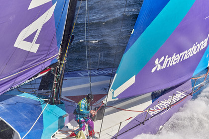 team AkzoNobel  in Volvo Ocean Race 2017-18.