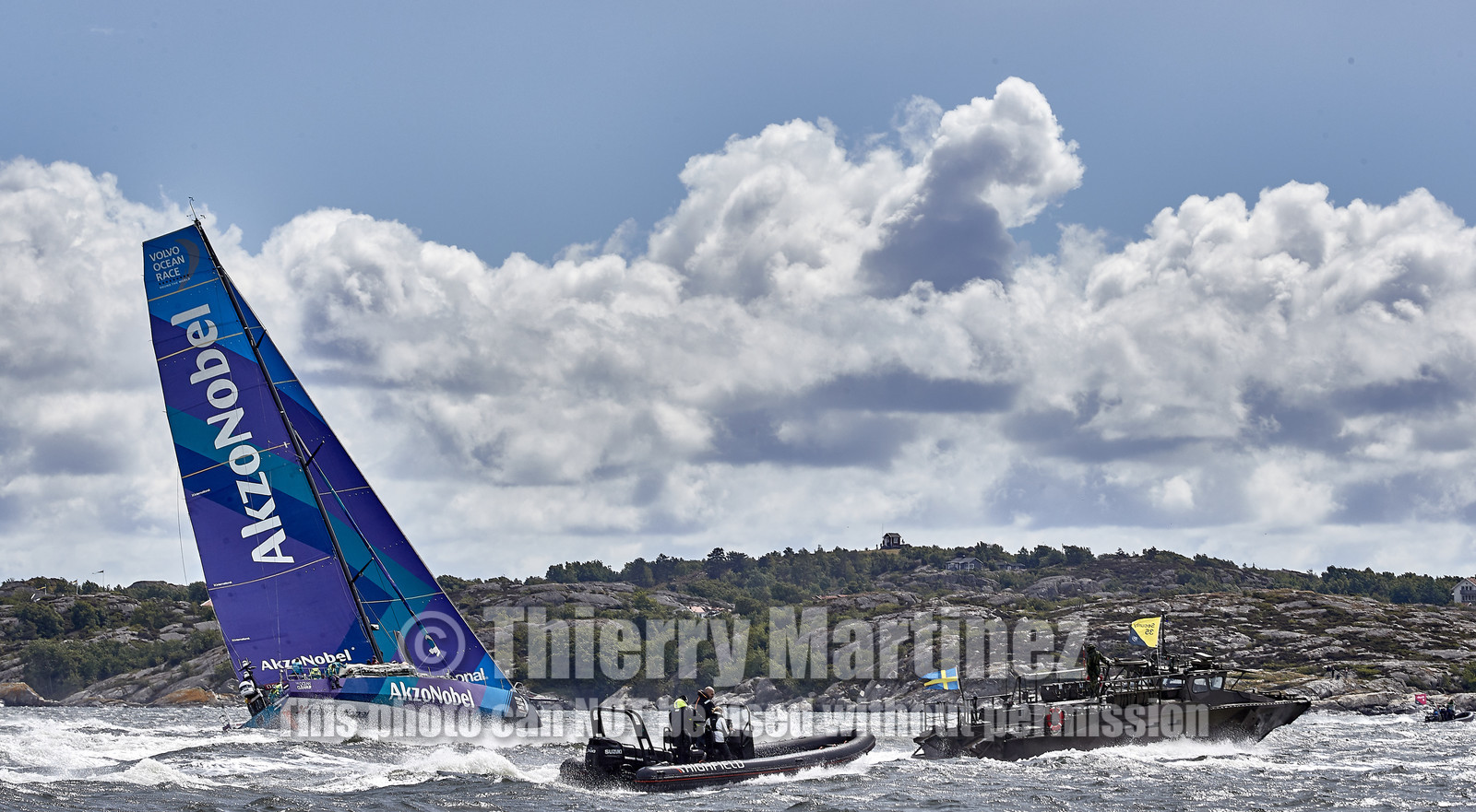 team AkzoNobel  in Volvo Ocean Race 2017-18.