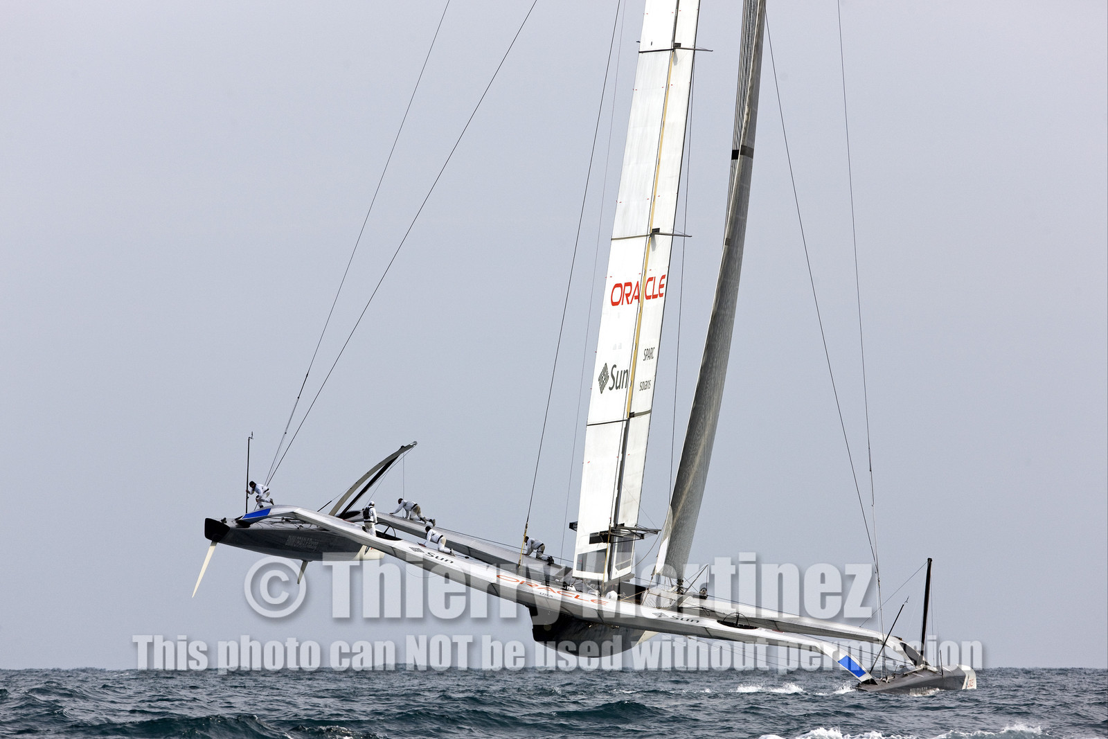33rd  AMERICA'S CUP Valencia Spain, February 2010 - Defender:  ALINGHI (ALINGHI 5) vs Challenger : BMW Oracle Racing (USA 17)