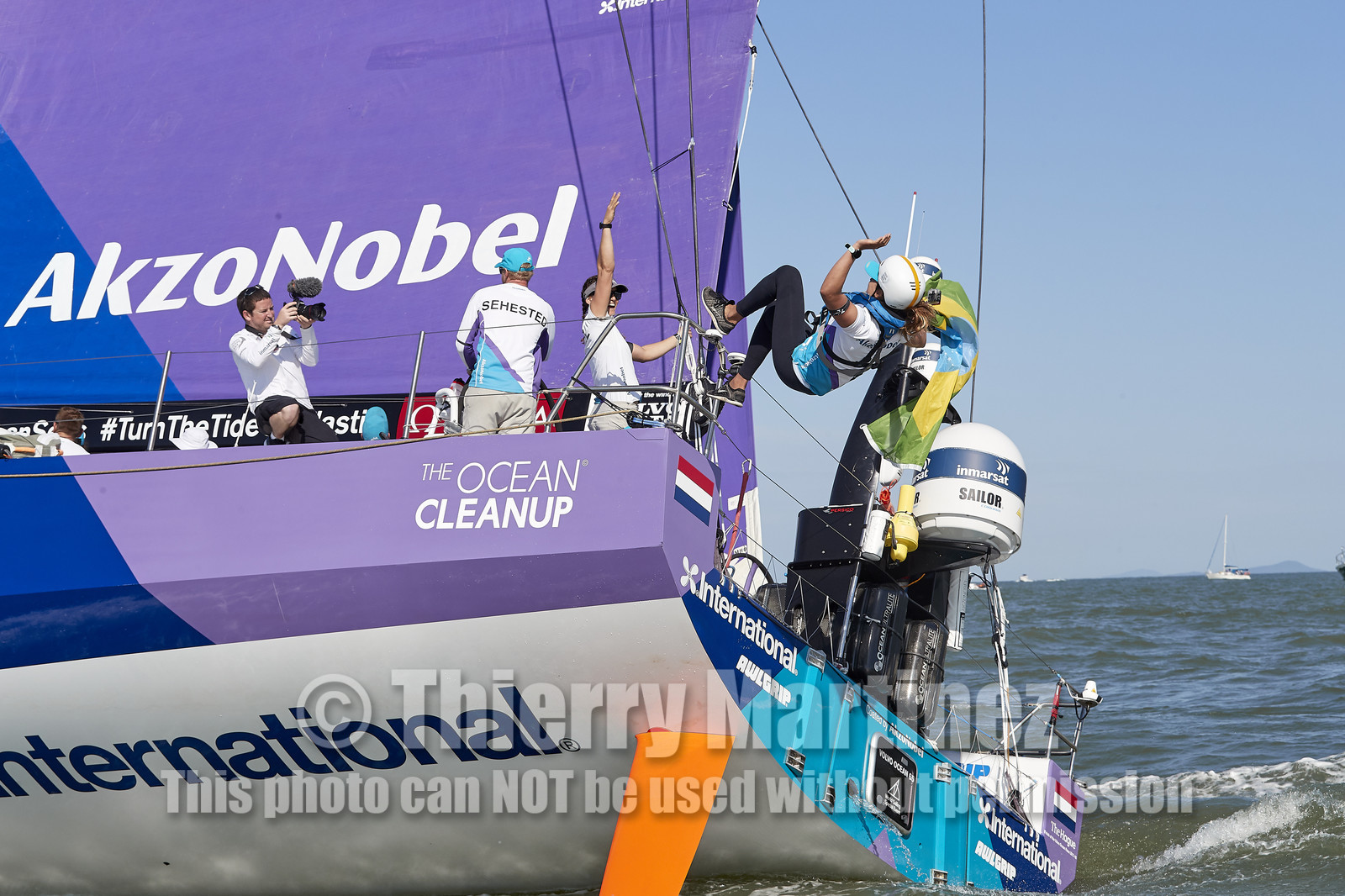team AkzoNobel  in Volvo Ocean Race 2017-18.